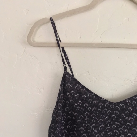 Wilfred Minou Purple & Gray Printed Silk Camisole Small - Picture 3 of 7